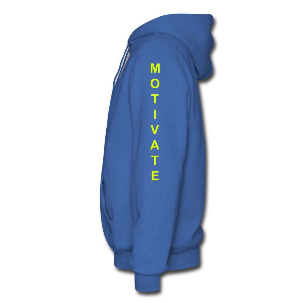 Motivate The Mind Men’s Premium Hoodie - royalblue