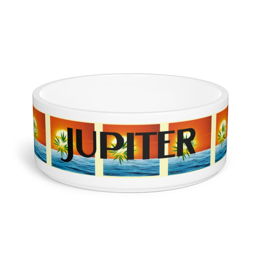 Customizable Cannabis Pet Bowl-Un'alba Con Cannabis Pet Bowl