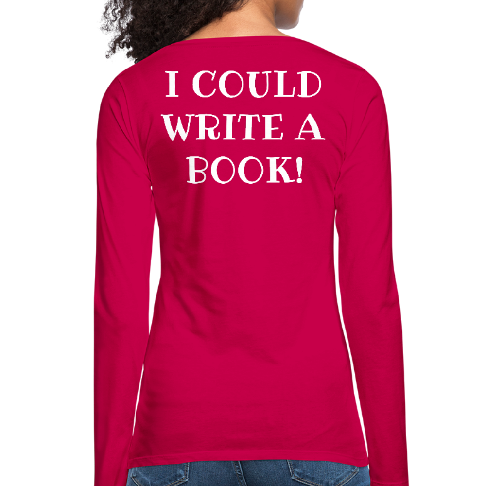 Women's Premium Long Sleeve T-Shirt - dark pink