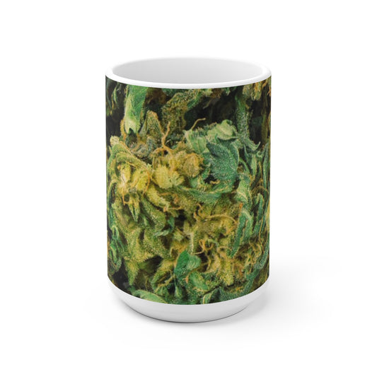 Cannabis White Ceramic Mug