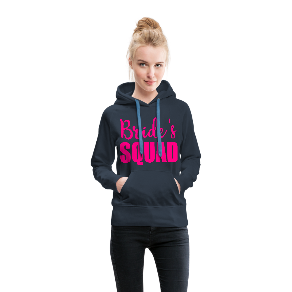 Bride Squad Women’s Premium Hoodie - navy
