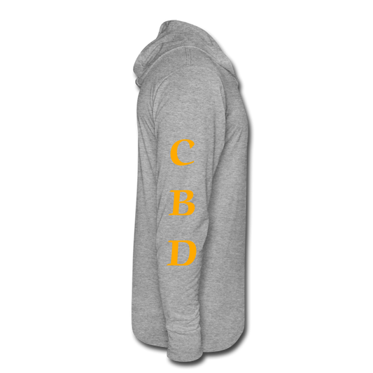 Unisex Tri-Blend Hoodie Shirt - heather gray