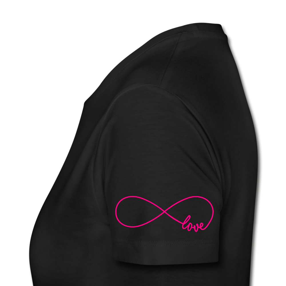 Just Be Kind, Just Be Humble Women's Organic T-Shirt - black