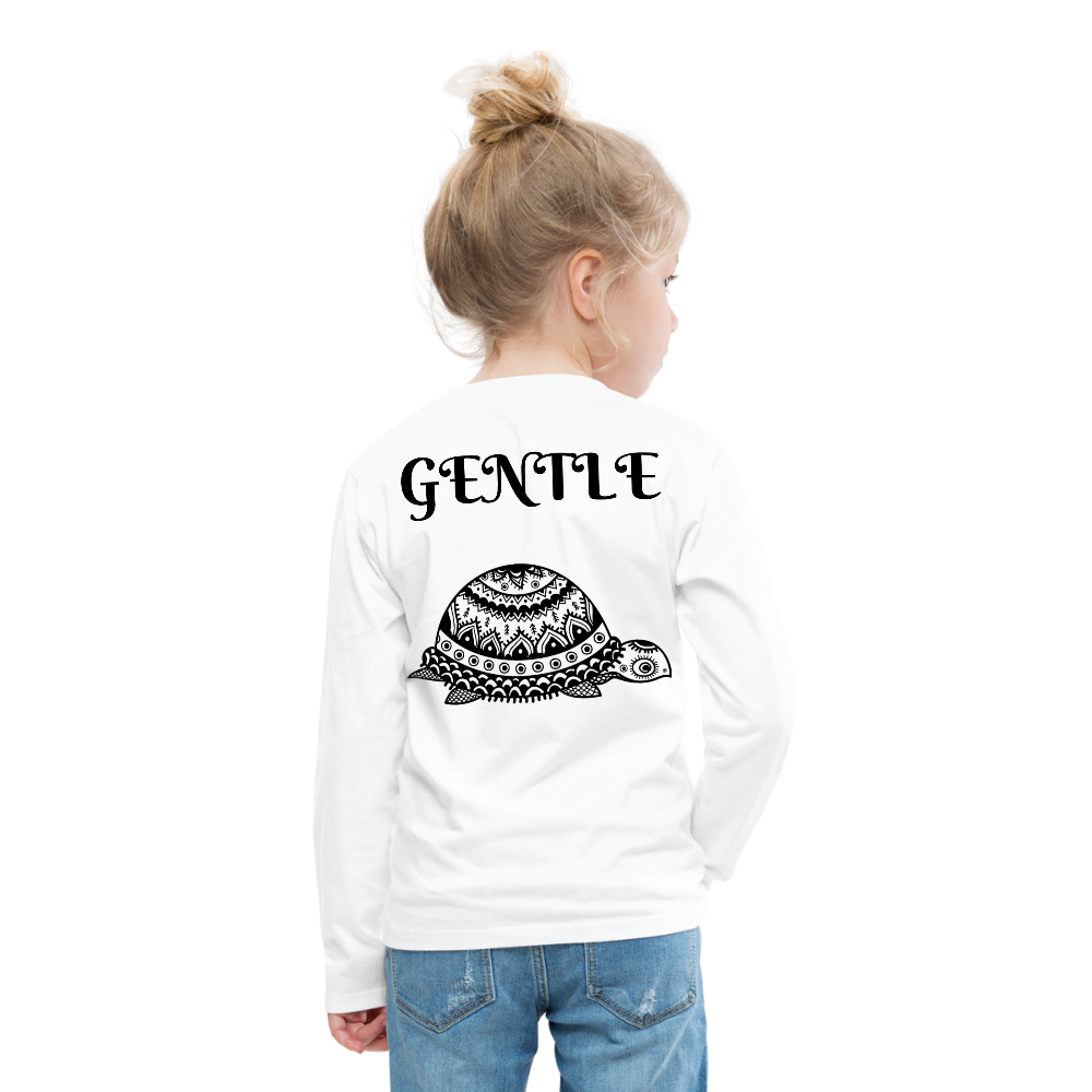 Kids' Premium Long Sleeve T-Shirt - white