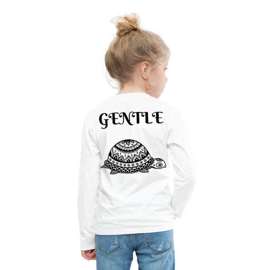 Kids' Premium Long Sleeve T-Shirt - white