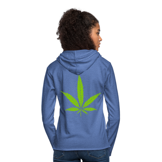 Unisex Lightweight Terry Hoodie - heather Blue