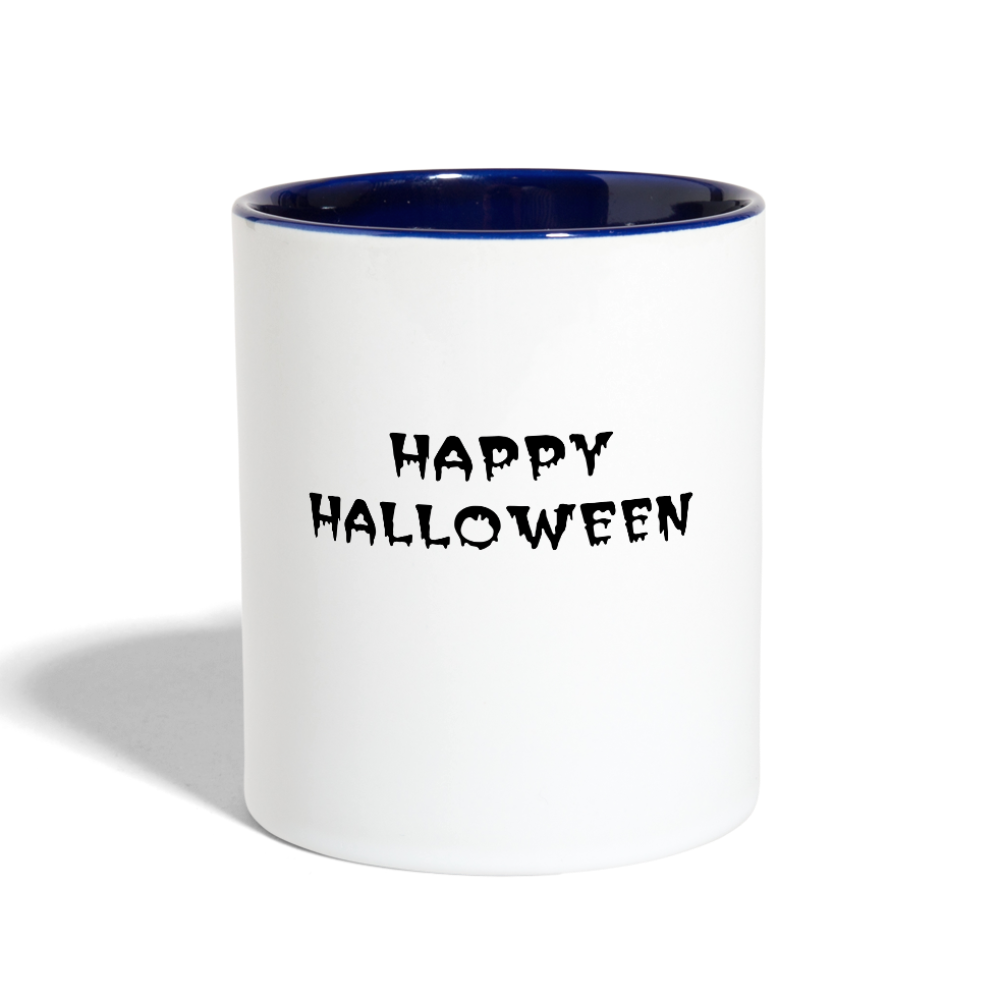 Contrast Coffee Mug - white/cobalt blue
