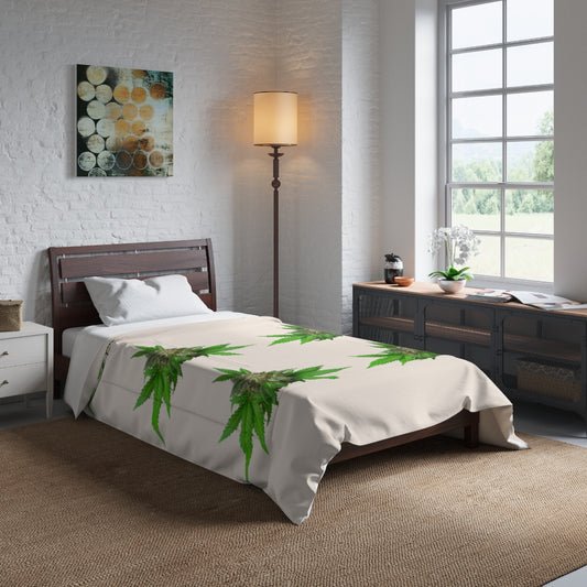 Semplicemente Cannabis Comforter- Off White