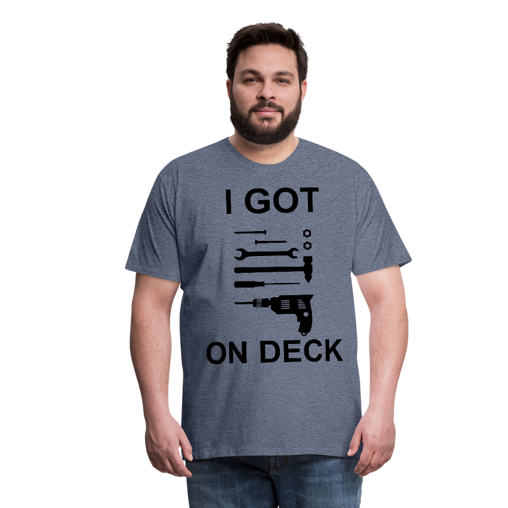 I Got Tools On Deck Men's Organic T-Shirt - heather blue