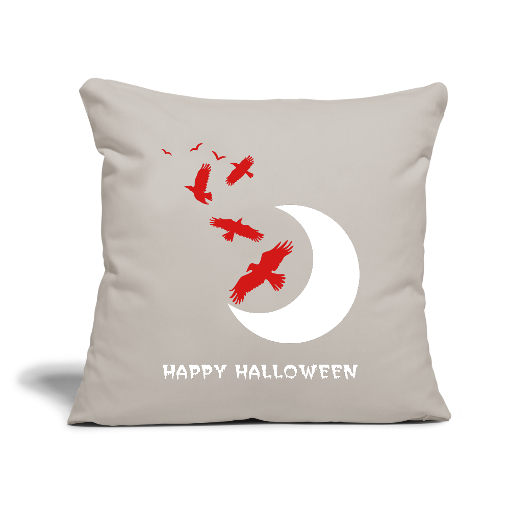 Throw Pillow Cover 18” x 18” - light grey
