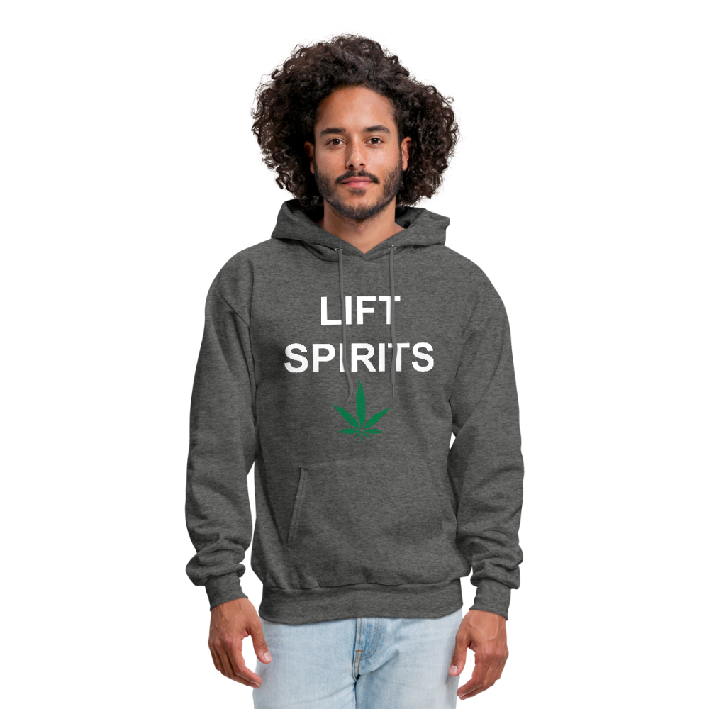 Lift Spirits Men's Hoodie - charcoal gray