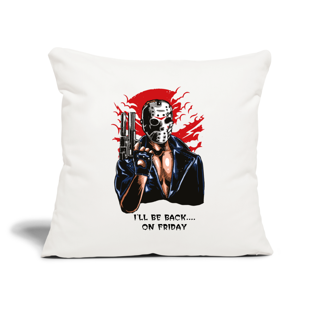 Throw Pillow Cover 18” x 18” - natural white