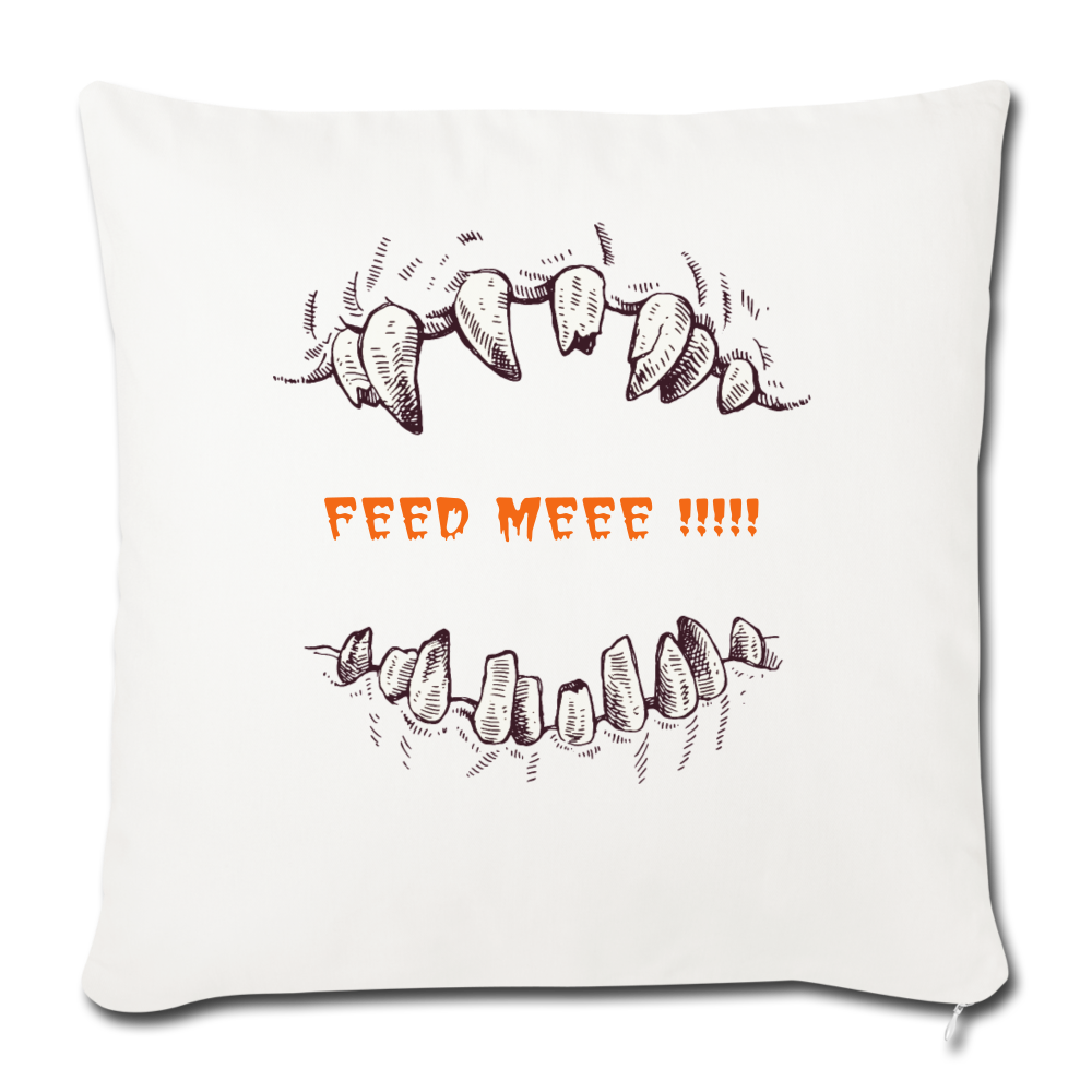 Throw Pillow Cover 18” x 18” - natural white