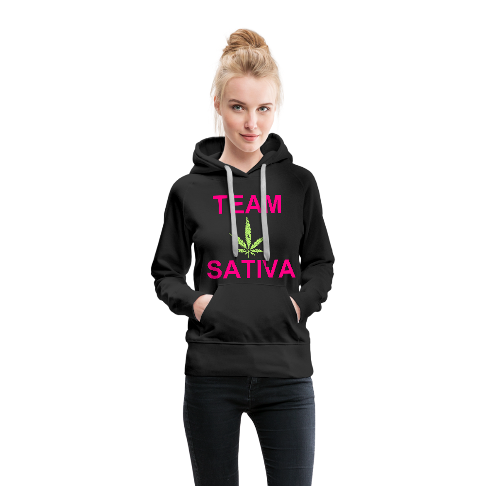 Team Sativa Women's Hoodie - black