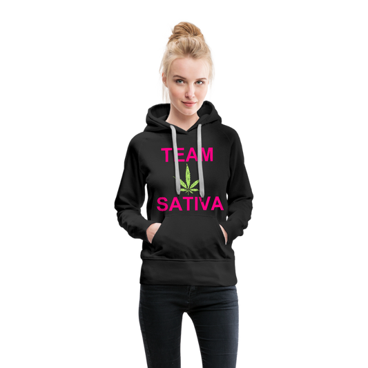 Team Sativa Women's Hoodie - black