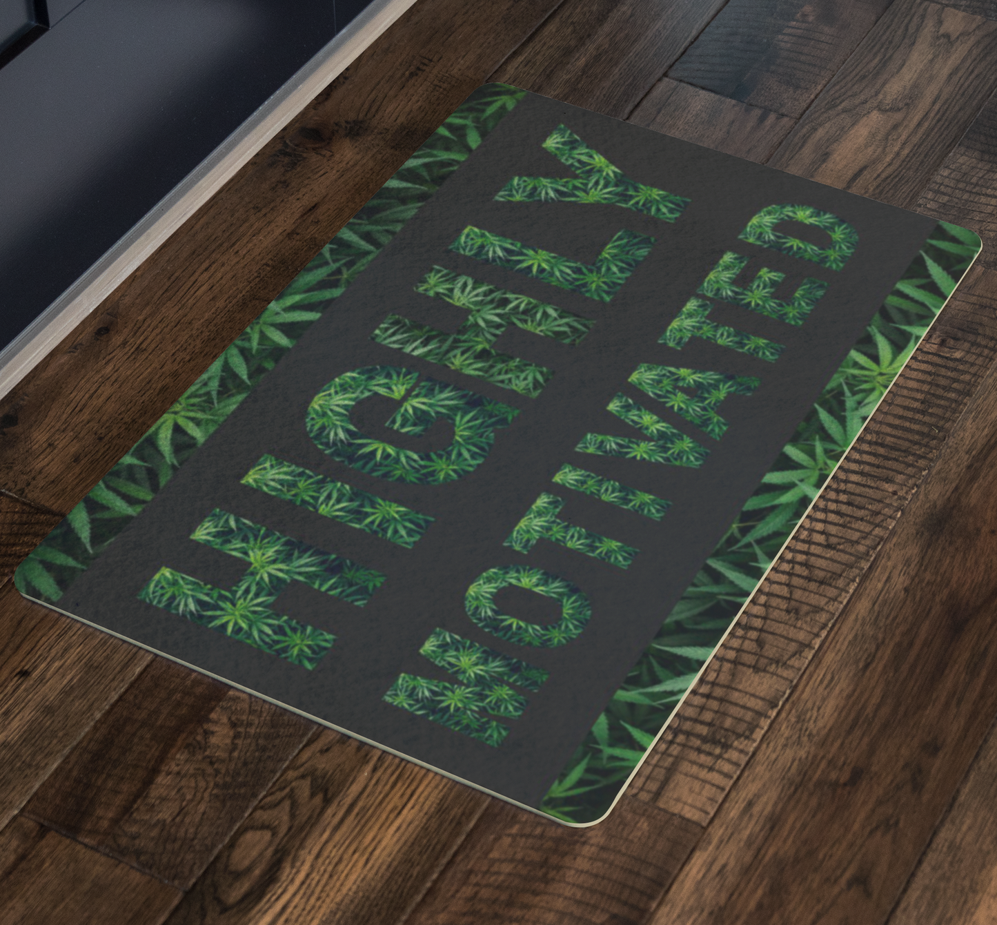 Highly Motivated Cannabis Doormat