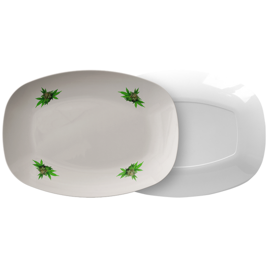 Semplicemente Cannabis Platter- Off White