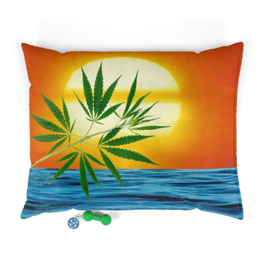 Un' alba Con La Cannabis Pet Bed