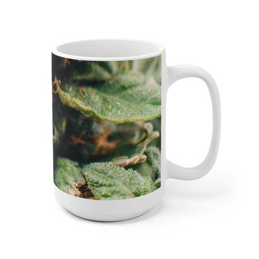 CannaBloom Cannabis White Ceramic Mug