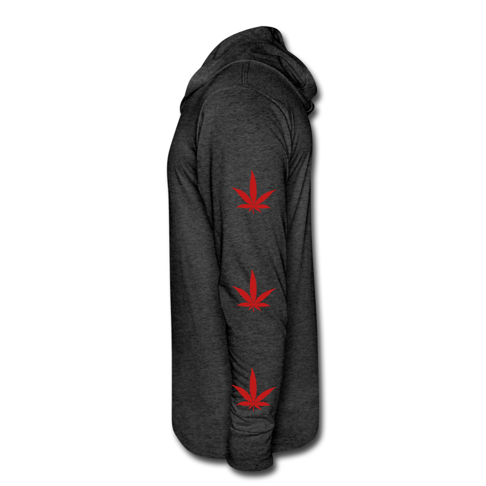 Unisex Tri-Blend Hoodie Shirt - heather black