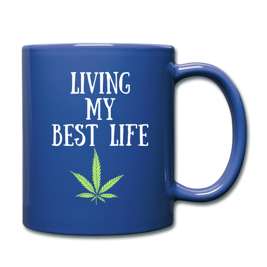 Living My Best Life Mug - royal blue