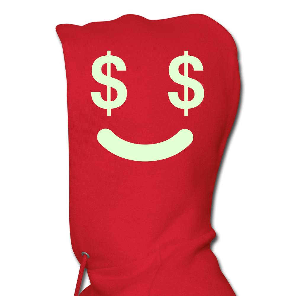 Stop Lacking And Start Stacking Money Men's Hoodie - red