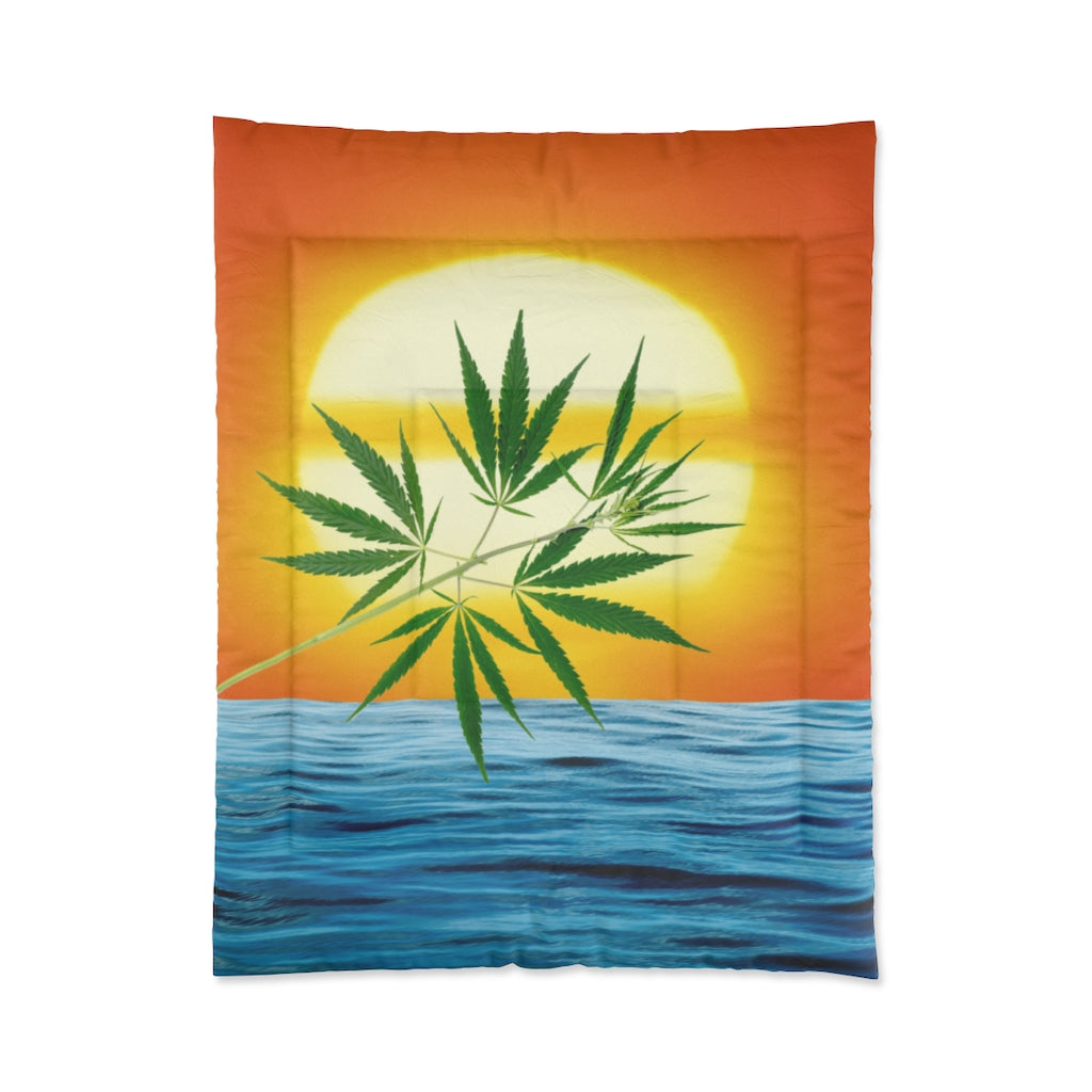 Un'alba Con La Cannabis Comforter