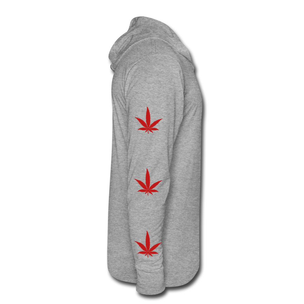Unisex Tri-Blend Hoodie Shirt - heather gray