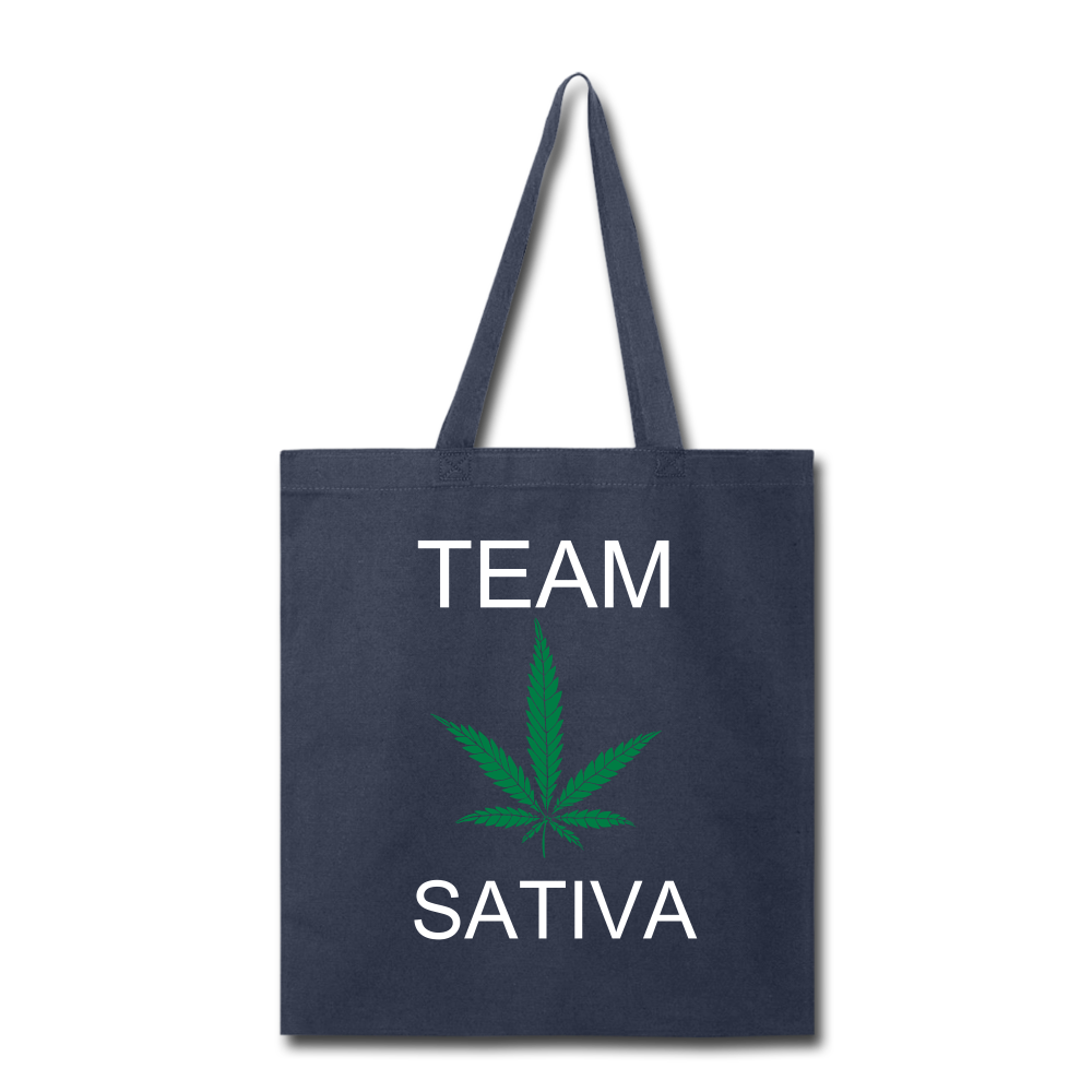 Team Sativa Tote Bag - navy
