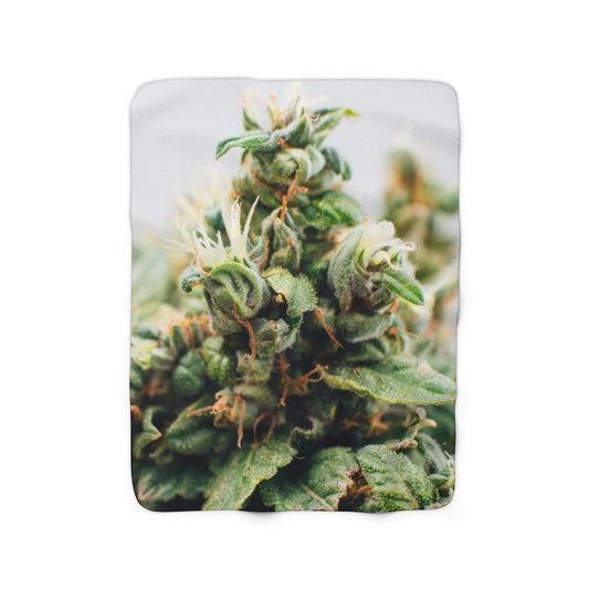 CannaBloom Cannabis Fleece Blanket