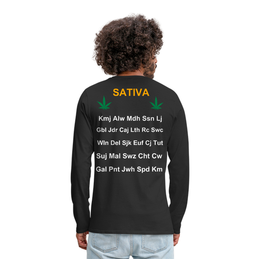 Men's Premium Long Sleeve T-Shirt - black