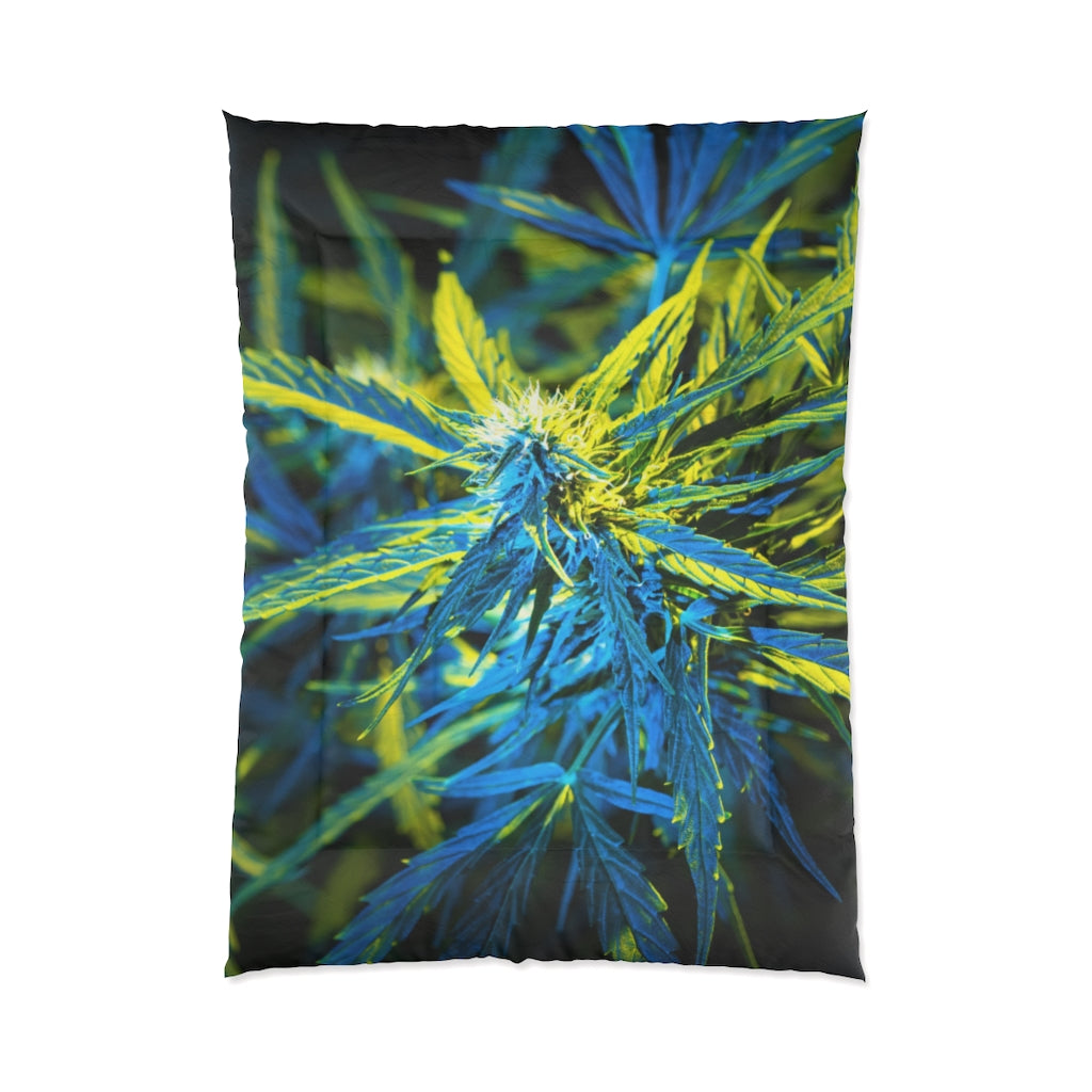 Into The Cannabis Galaxy Comforter