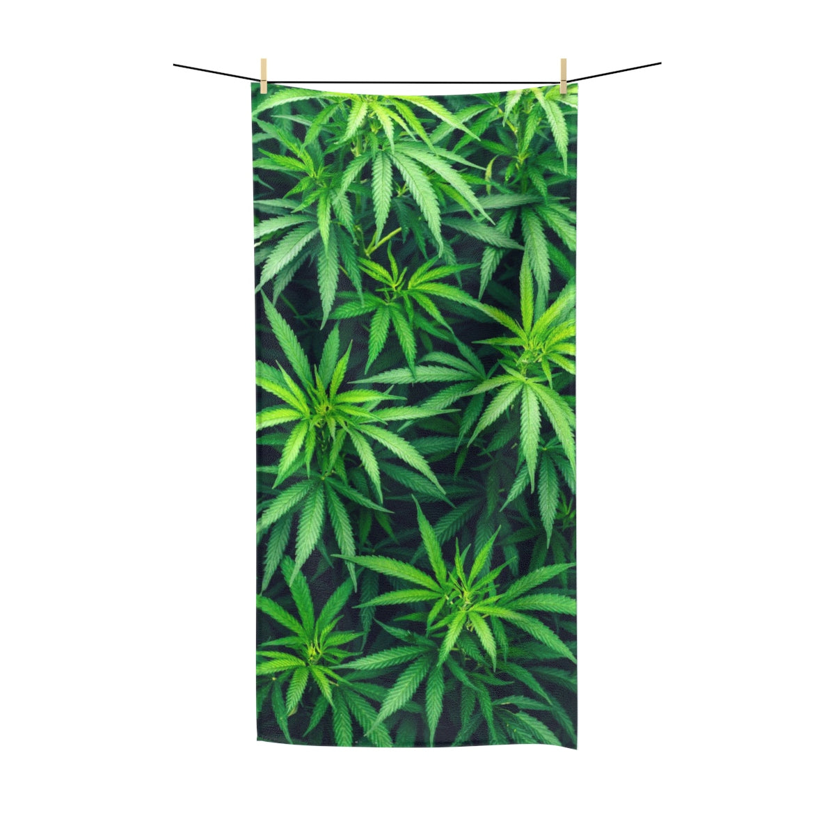 My Cannabis Custom Designed Towel.  A Unique Cannabis Gift For Friends & Family. Cannabis Decor For Your Home.