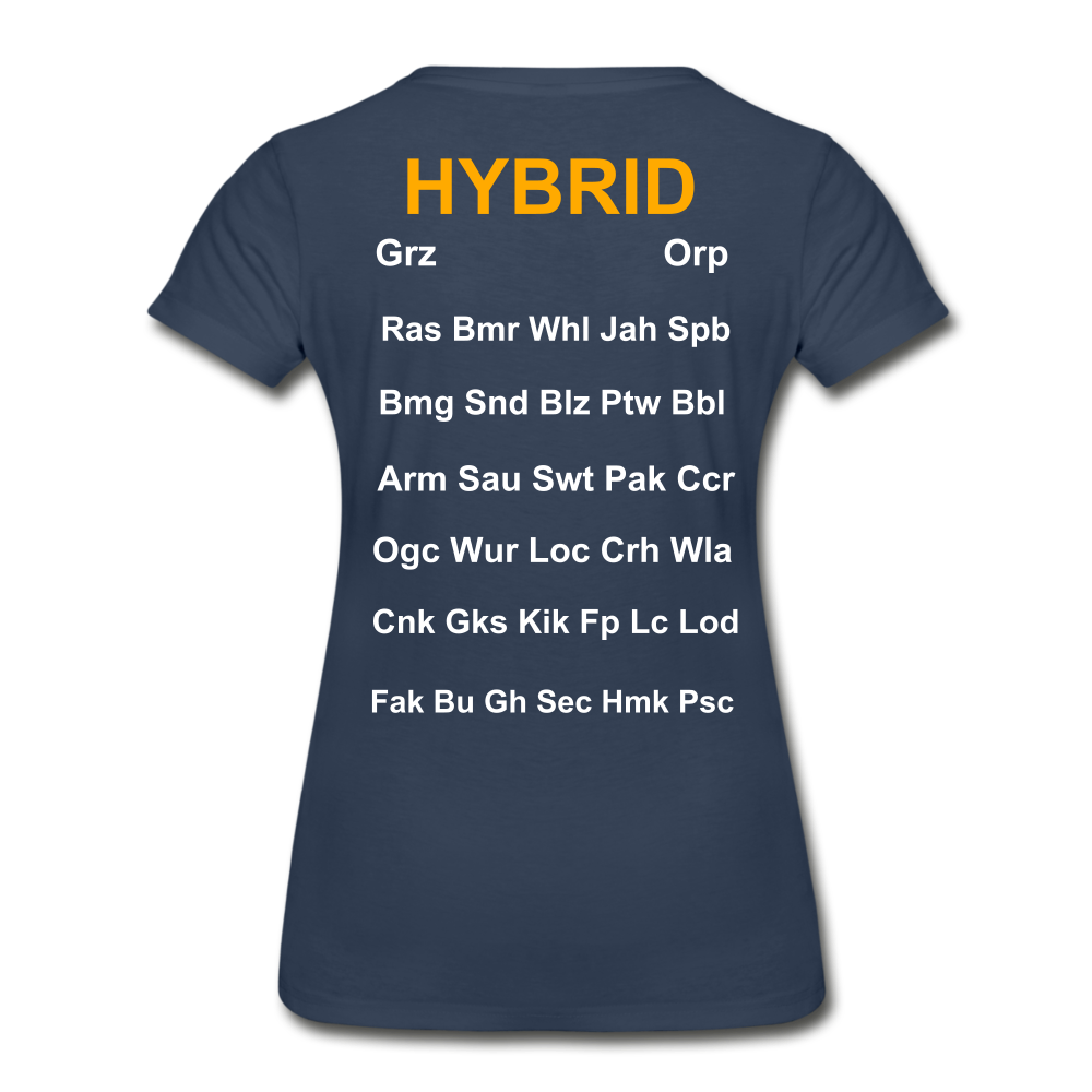 Women’s Premium Organic T-Shirt - navy