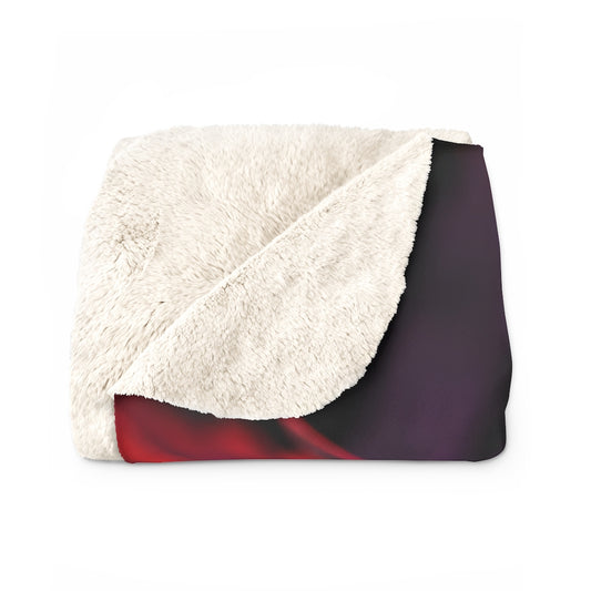 Into The Cannabis Galaxy Sherpa Fleece Blanket