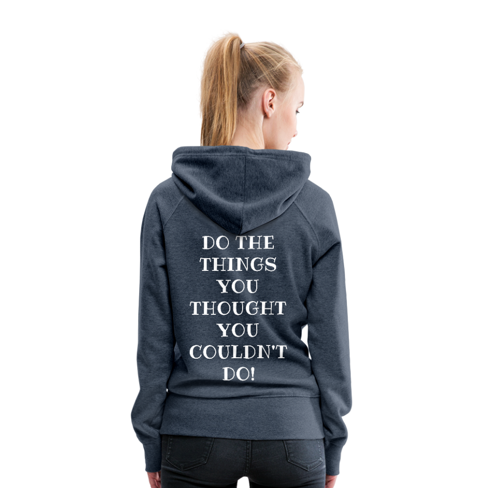 Boss Lady Women's Hoodie - heather denim