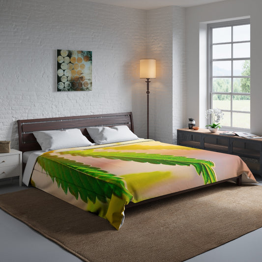 Sunrise Sunset Cannabis Comforter