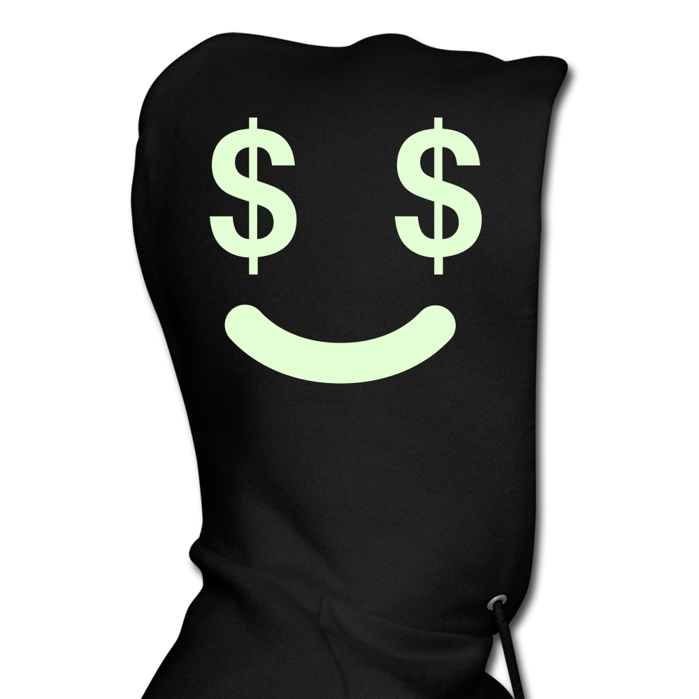 Stop Lacking And Start Stacking Money Men's Hoodie - black