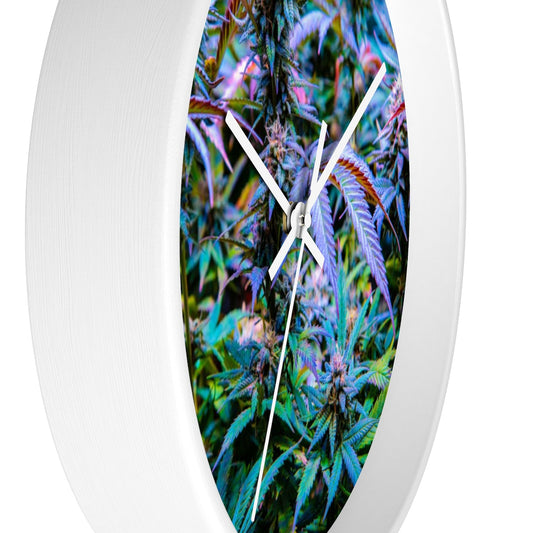 The Rainbow Cannabis Wall Clock