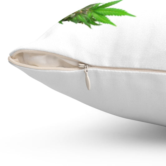 Semplicemente Cannabis Polyester Square Pillow