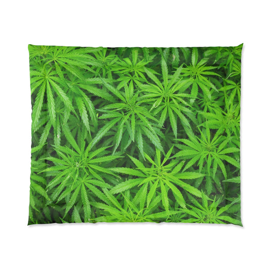 That Green Cannabis Comforter