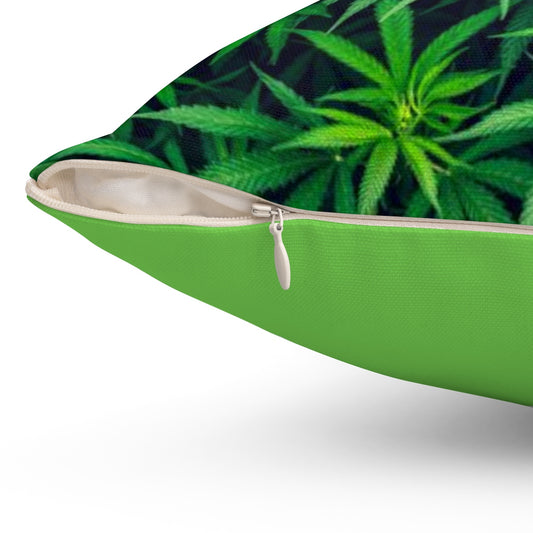 My Cannabis Spun Polyester Square Pillow