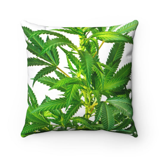 La Giungla Cannabis Spun Polyester Square Pillow