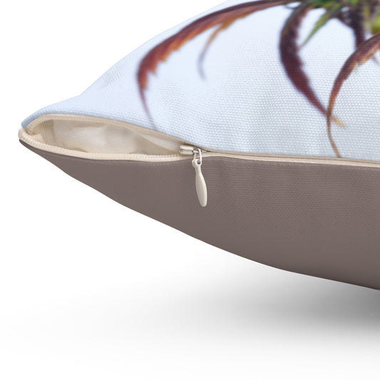 Nella Giungla Cannabis Polyester Square Pillow