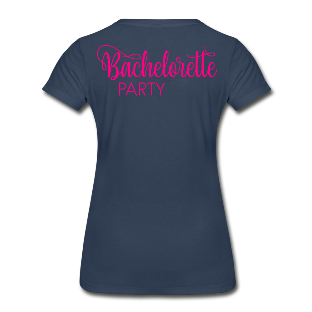 Bride Women’s Premium Organic T-Shirt - navy