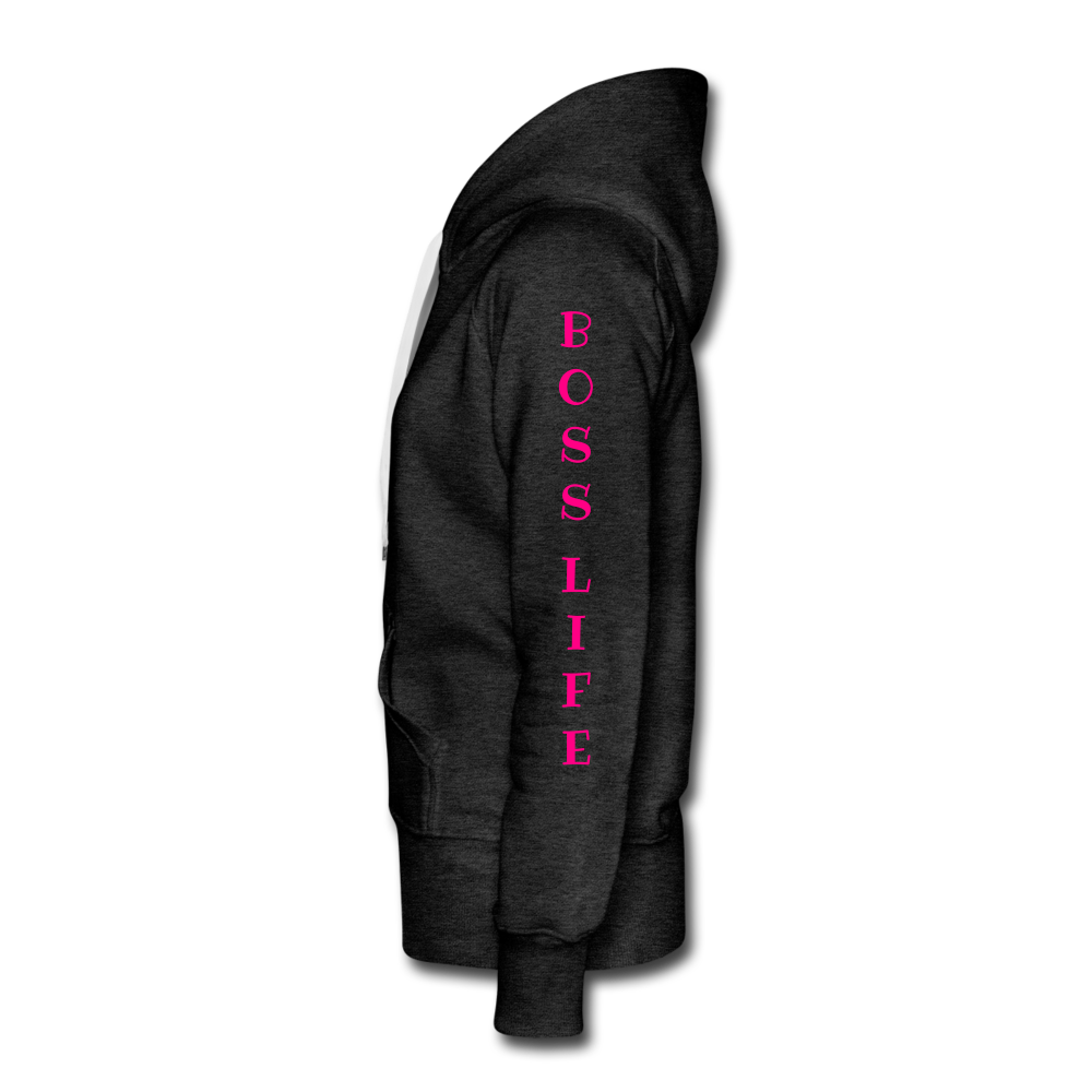 Boss Lady Women's Hoodie - charcoal gray