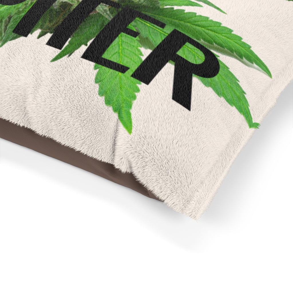Customized Cannabis Pet Bed-Semplicemente Cannabis Pet Bed