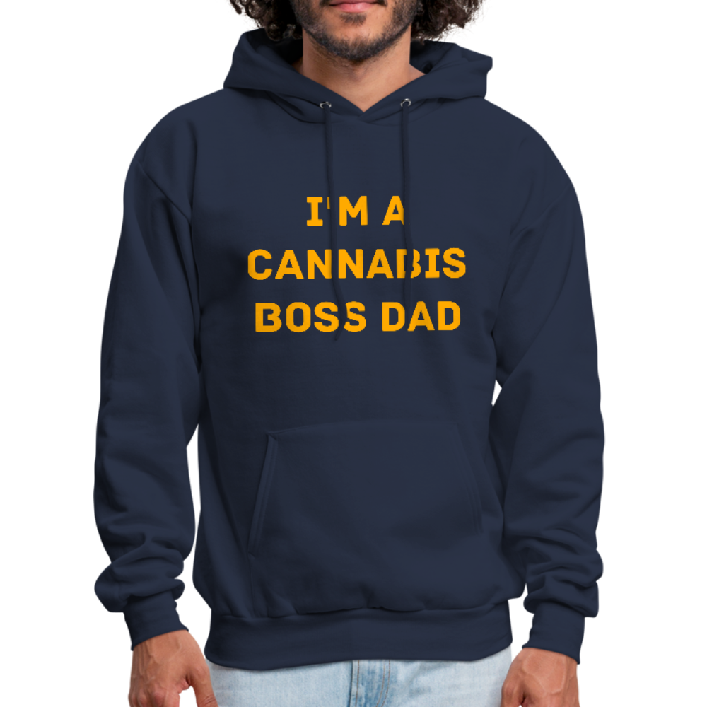Boss Dad Men's Hoodie - navy