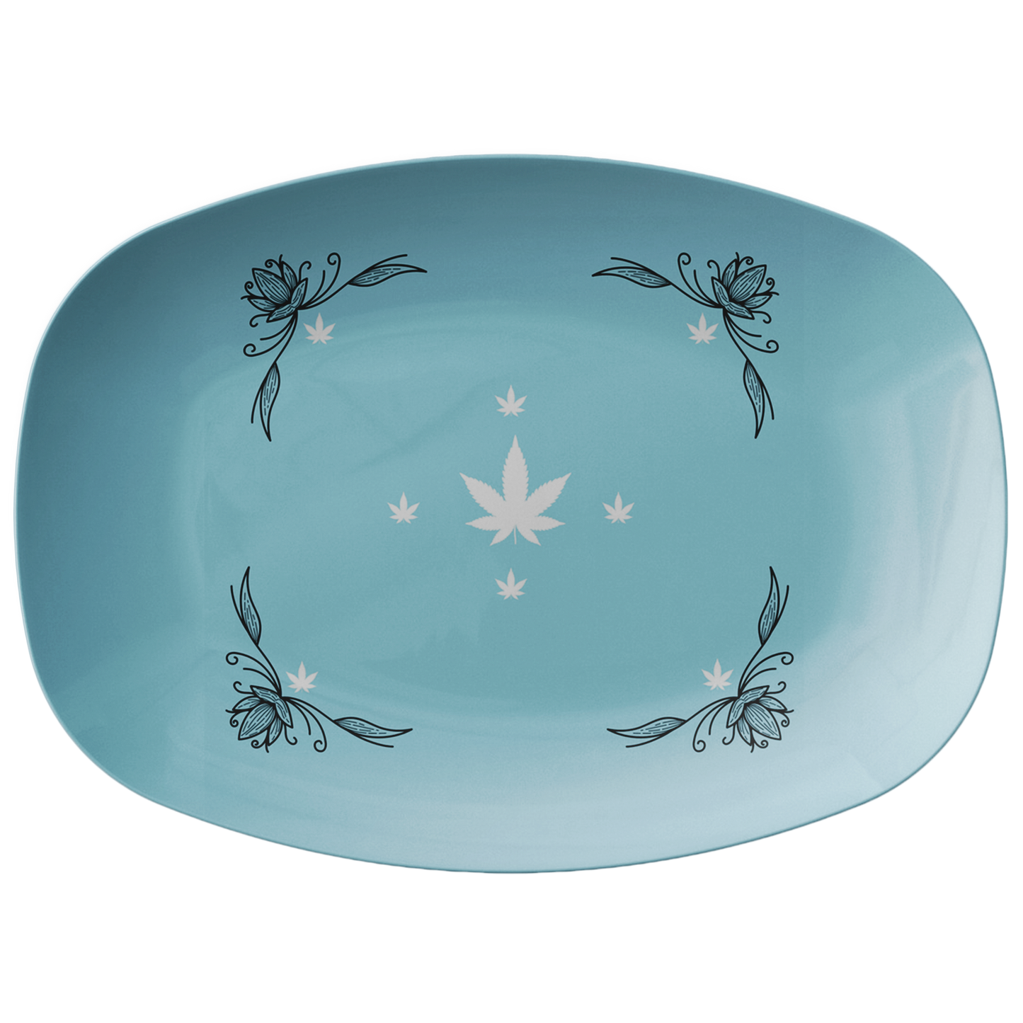 Bellissimo Blue Cannabis Platter