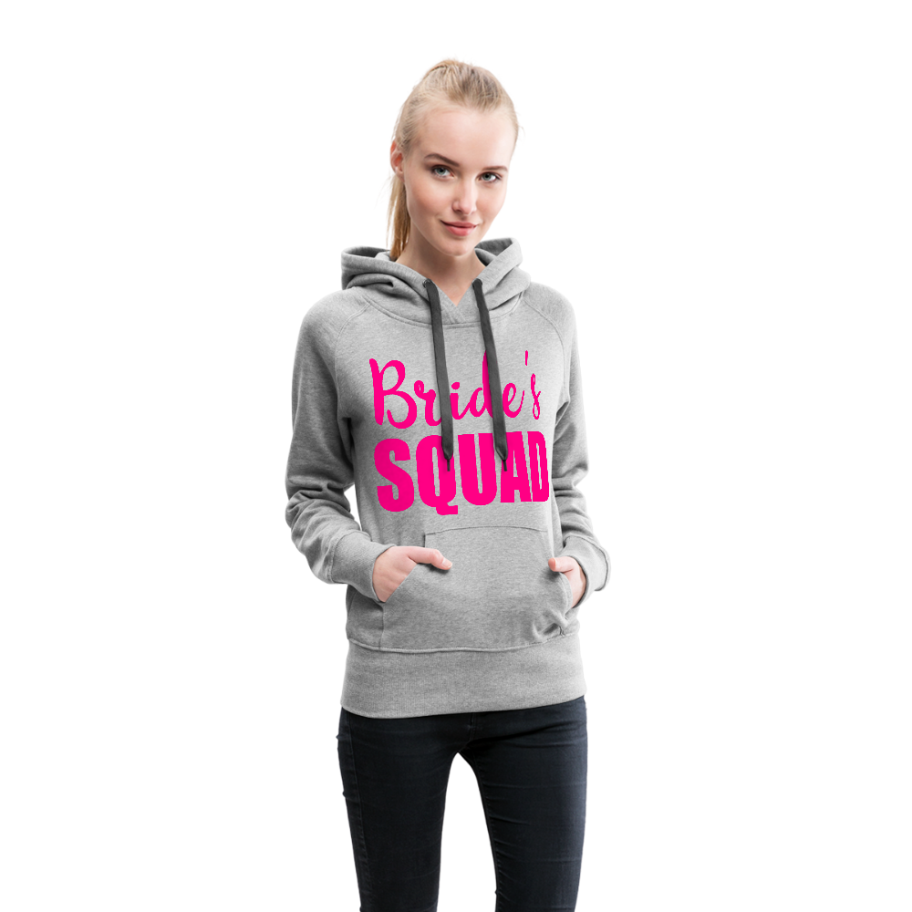 Bride Squad Women’s Premium Hoodie - heather gray